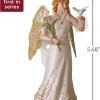 Goodsright Decor Keepsake Christmas Ornament 2018 Year Dated, Christmas Angels Peace