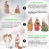 Goodsright Decor Christmas Nativity Set,7.5" Colorful Collectible Religious Decoration, Indoor Holiday Decoration in Gift Box 11-Piece Set