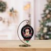 Goodsright Decor A Merry Christmas Sarah Summers Hand-Painted Blown Glass Ornament, Holiday D??cor, Christmas Tree
