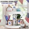 Goodsright Decor The Ultimate Farmhouse Tiered Tray Decor Set - Beautiful Year Round Seasonal & Fall Holiday Decoration Bundle - The Perfect Lemon and Summer Centerpiece Design for Home & Kitchen Decor