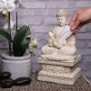 Goodsright Decor Buddha Tissue Holder Decor Tissue Box Cover - Decorative Square Tissue Container