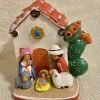 Goodsright Decor Ethnic Nativity Scene 1 piece 3.5x4.5", Christmas decor ornaments handmade in Peru