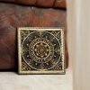 Goodsright Decor Mandala Wood carved Oriental Home decor Wall Hanging Art Work Oriental ornament Bed Panel Wood gift
