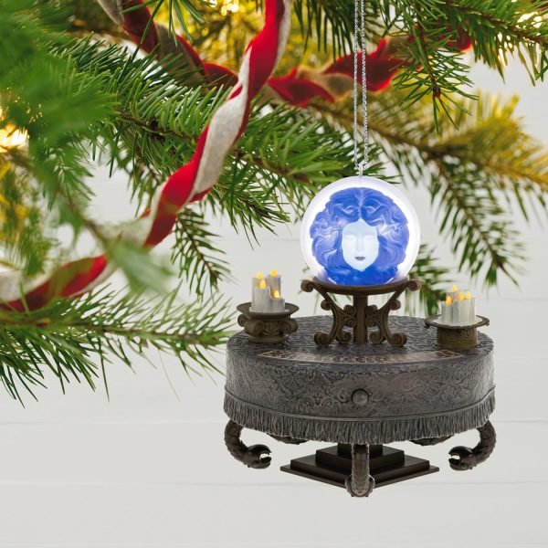 Goodsright Decor Keepsake Christmas Ornament , The Haunted Mansion Collection Madame Leota With Light and Sound, Gifts for Disney Fans