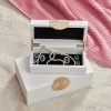 Goodsright Decor Faux Leather Decorative Boxes - Pack of 3 Decorative Boxes, Modern Decorative Box, Stackable Decorative Box Organizer, Aesthetic & Fancy Decorative Box