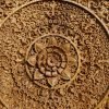 Goodsright Decor Mandala Wood carved Oriental Home decor Wall Hanging Art Work Oriental ornament Bed Panel Wood gift