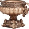 Goodsright Decor 79 Polystone Decorative Decorative Jars Decorative Container, Decorative Keepsake Box 12" x 8" x 17", Bronze