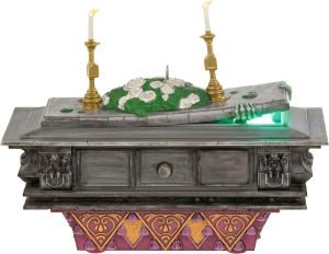 Goodsright Decor Keepsake Christmas Ornament , Disney The Haunted Mansion Collection The Coffin in the Conservatory With Light and Sound, Gifts for Disney Fans