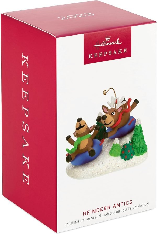 Goodsright Decor Keepsake Christmas Ornament Reindeer Antics, Gifts for Kids