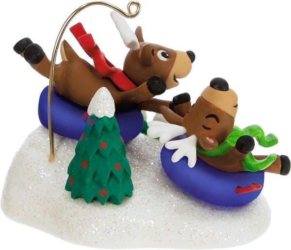 Goodsright Decor Keepsake Christmas Ornament Reindeer Antics, Gifts for Kids