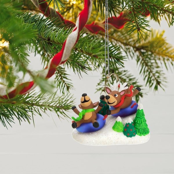 Goodsright Decor Keepsake Christmas Ornament Reindeer Antics, Gifts for Kids